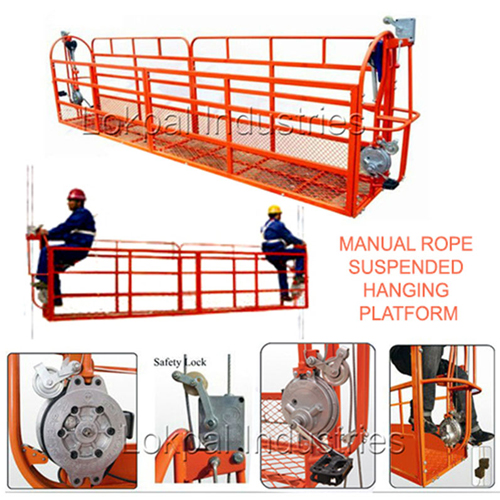 Manual Rope Suspended Platform 